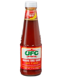 BANANA CHILI SAUCE HOT & SPICY 320G UFC